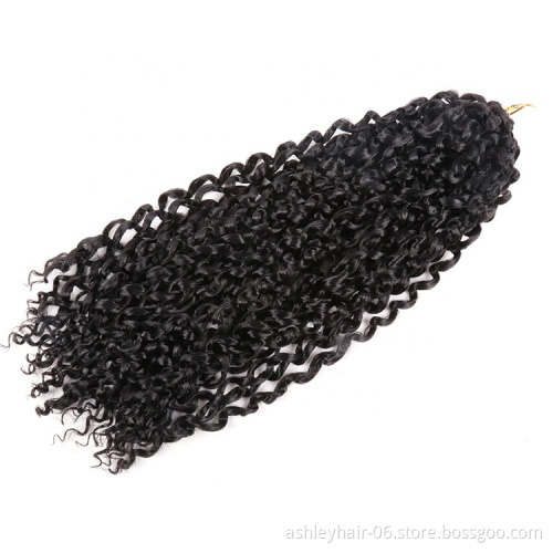 curly synthetic hair water wave braid crochet hair extra curly braid